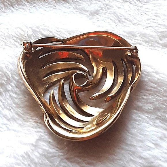 Les Bernard Rhinestone & Marcasite Brooch - Picture 3 of 7